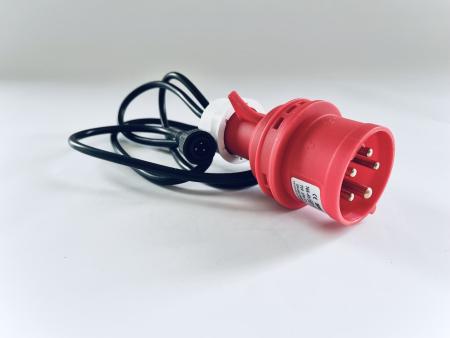 400V/16A CEE Power Red Plug (3P) with 15cm cable 10208101